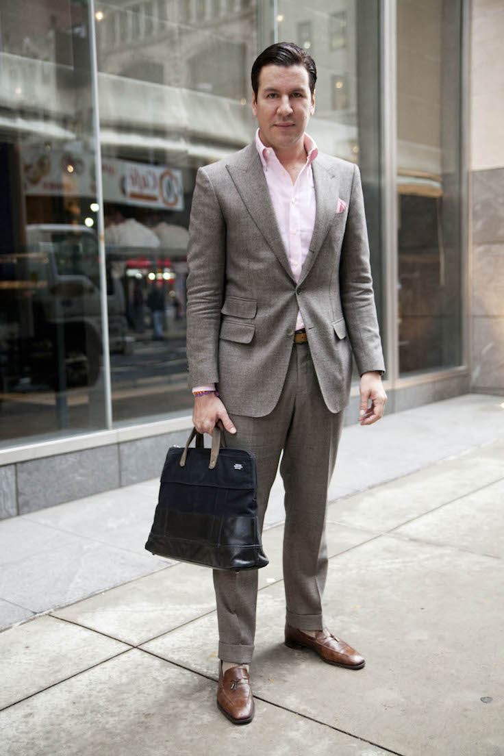 grey suit street fashion menswear