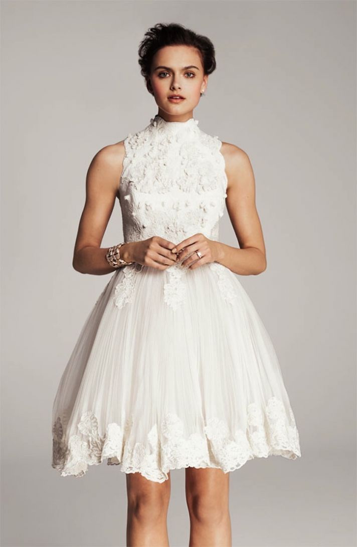 lace little white wedding dresses for the wedding reception LWDs Ted Baker