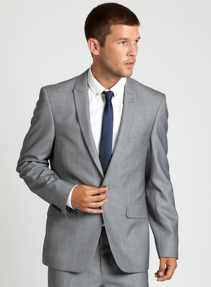 palest gray suits