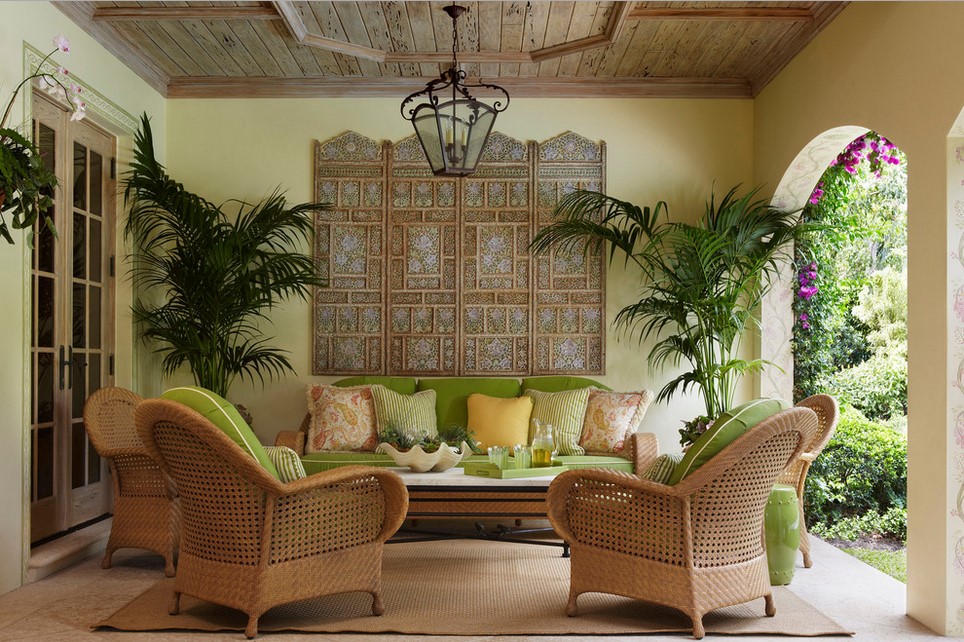 tropical living rooms