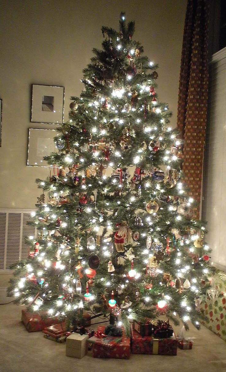 Christmas Tree White Lights