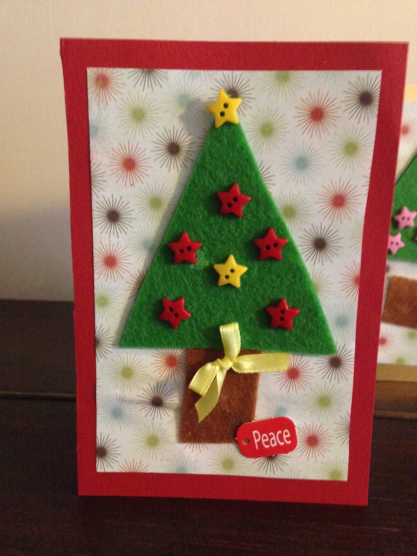 Easy Preschool Christmas Cards