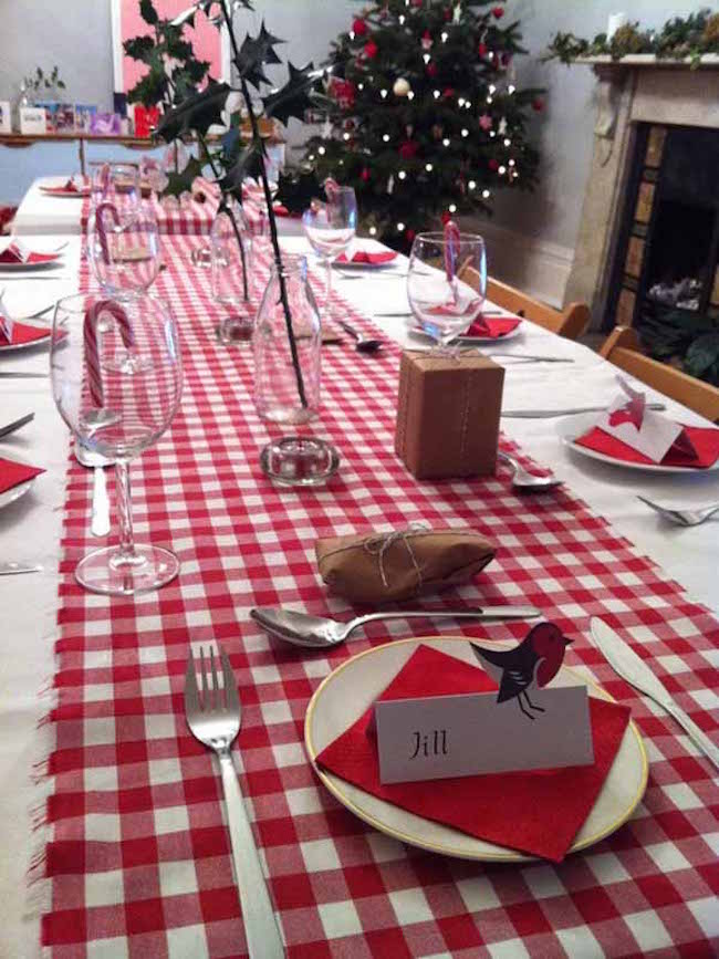 Inexpensive Christmas Table Decorations