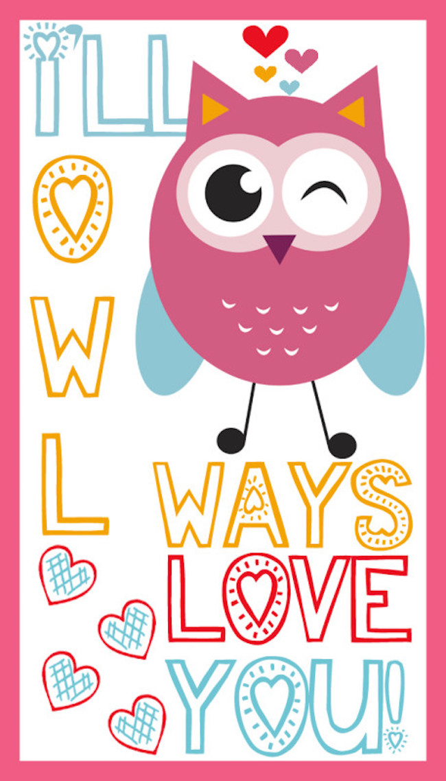 Owl ways love you Valentine