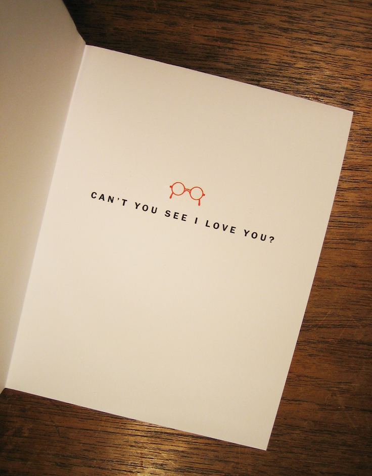 Valentines Card - Blind Love