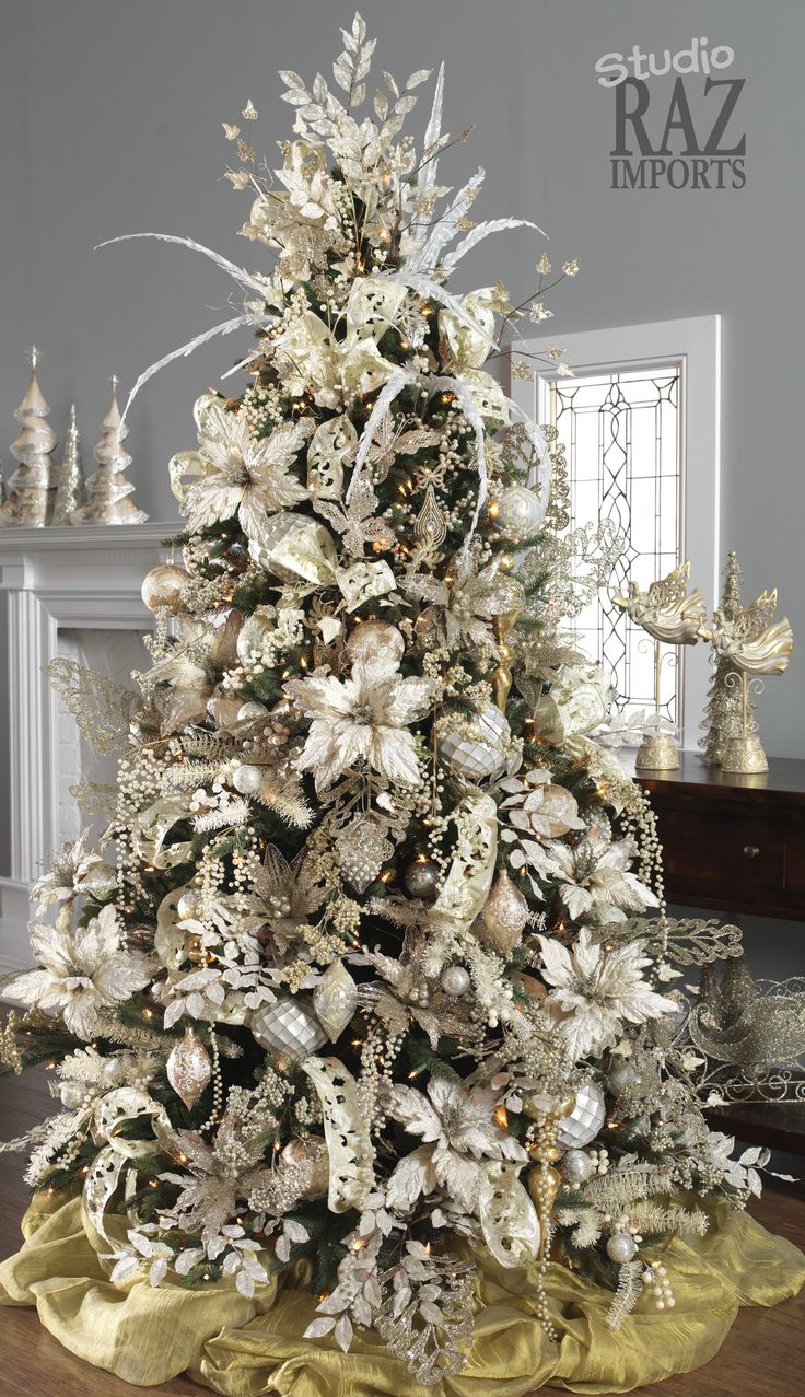White Christmas Tree ala Winter Wonderland