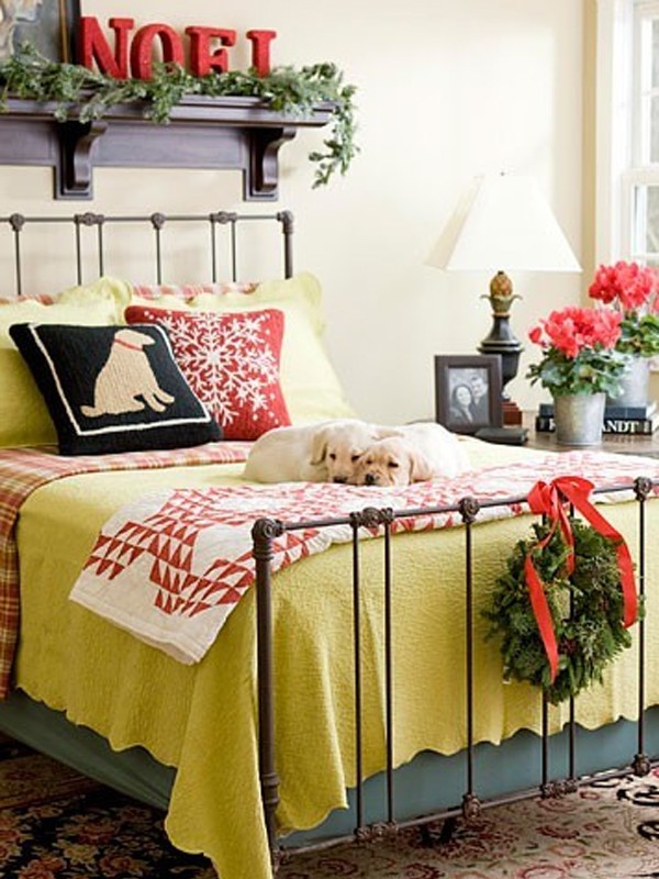 cool and modern christmas bedrooms design