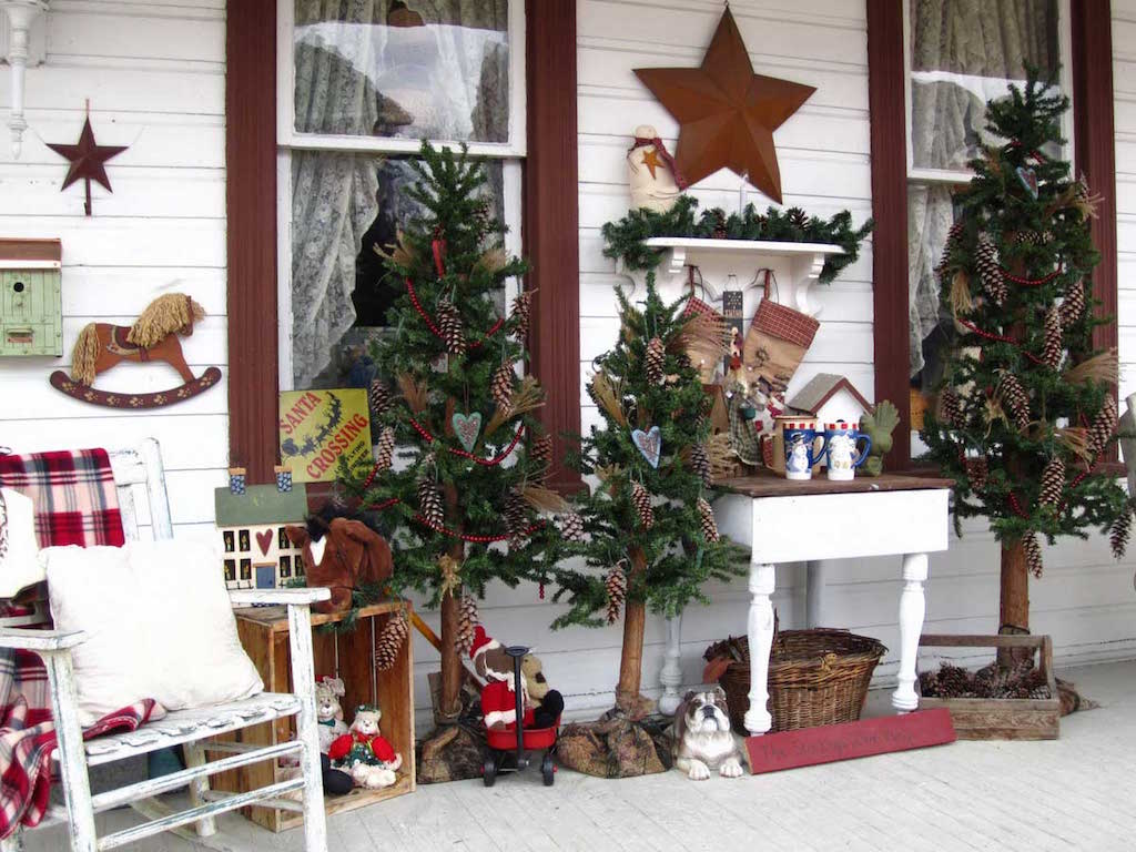 vintage outdoor christmas decorations