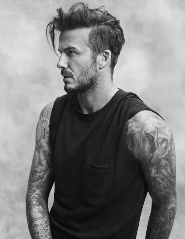 David Beckham Textured Undercut