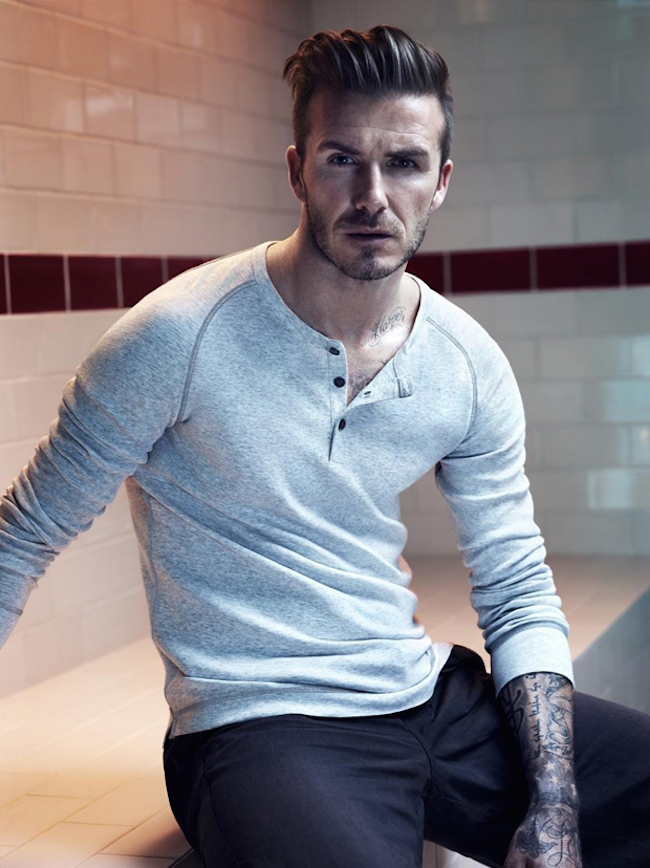 David Beckham men's hairstyle