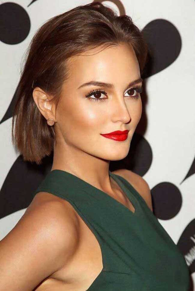 Leighton Meester’s Simple and Sweet Hairstyle