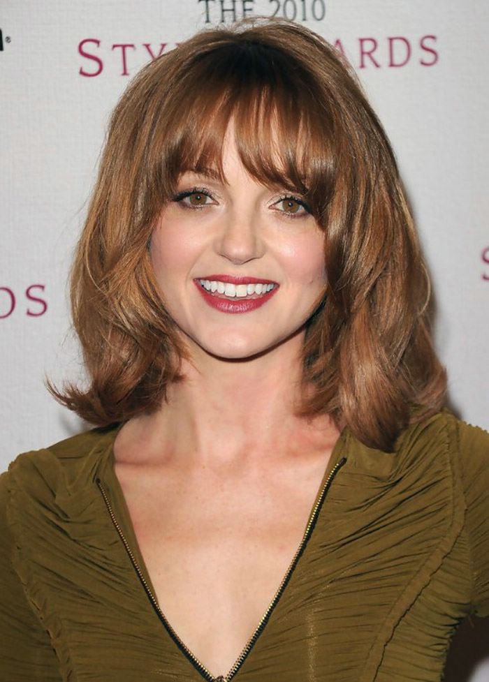 Medium Length Hairstyles with Bangs for Thick Hair