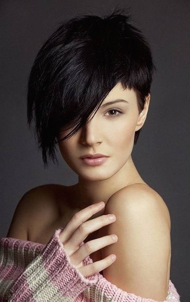 Short funky hairstyles for round faces for medium length hair