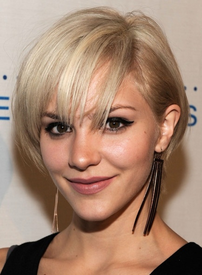 short hairstyles for thick hair and long face