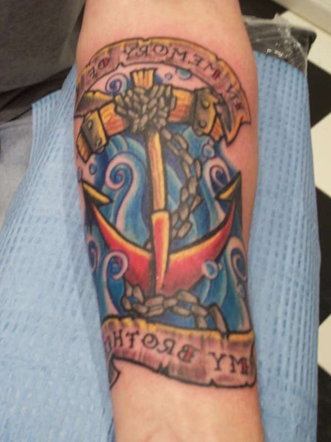 An Anchor Tattoo as a memory for many