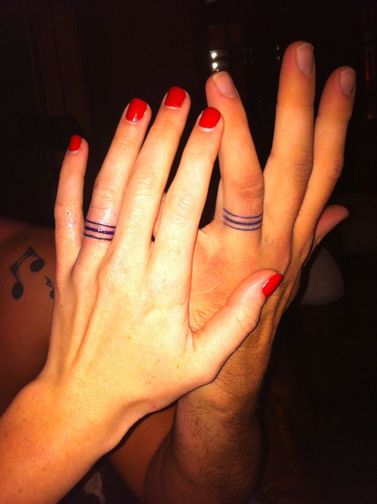 25 Awesome Wedding Ring Tattoos - Feed Inspiration