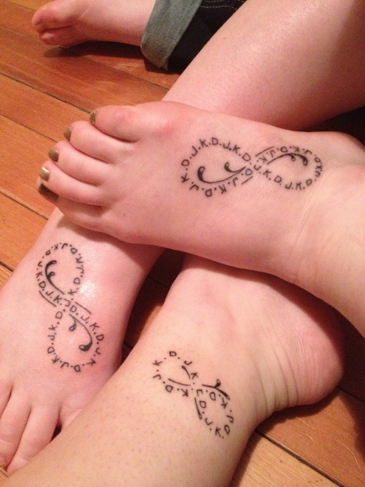 Believe Infinity Tattoo On Foot