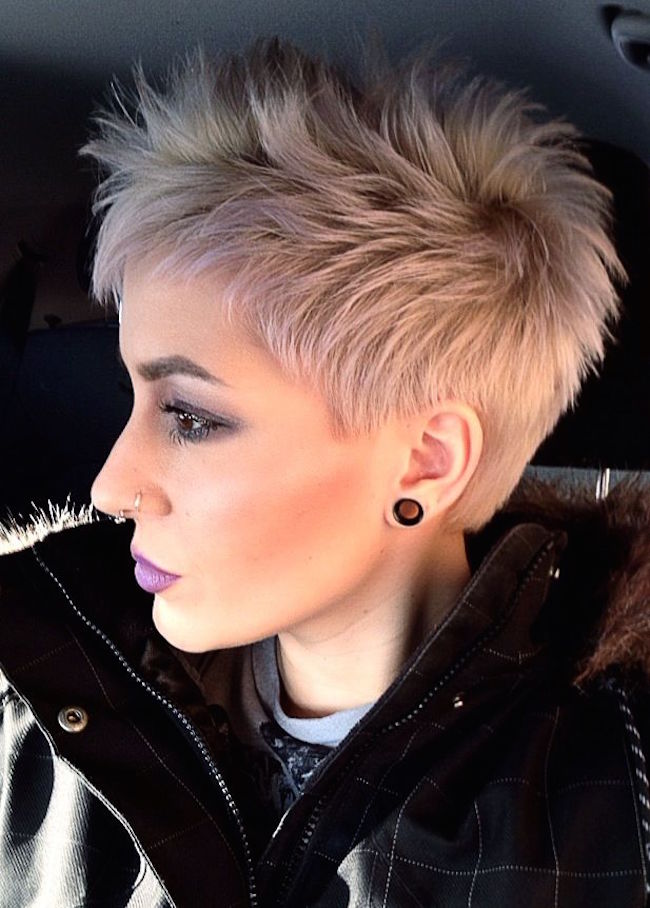 Cute Funky Short Hairstyle
