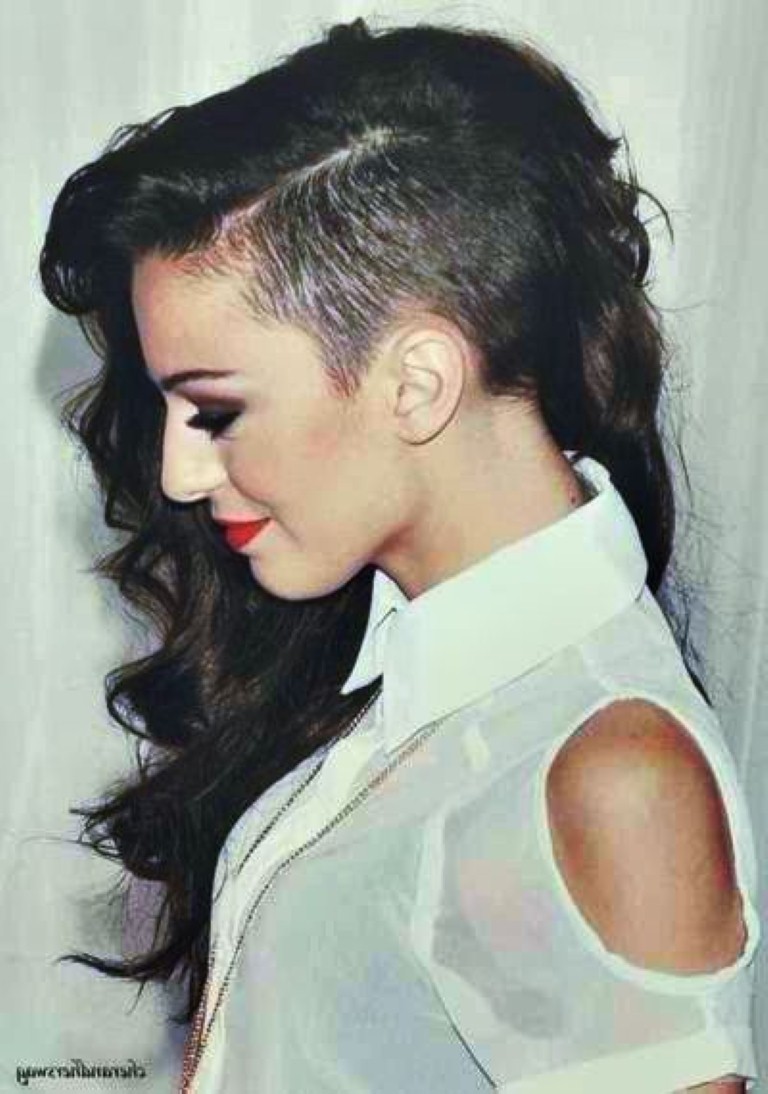 Half Shaved Hairstyles For Women