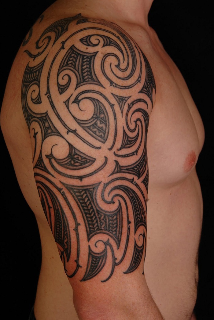 Half Sleeve Tattoo Designs For Men Tribal