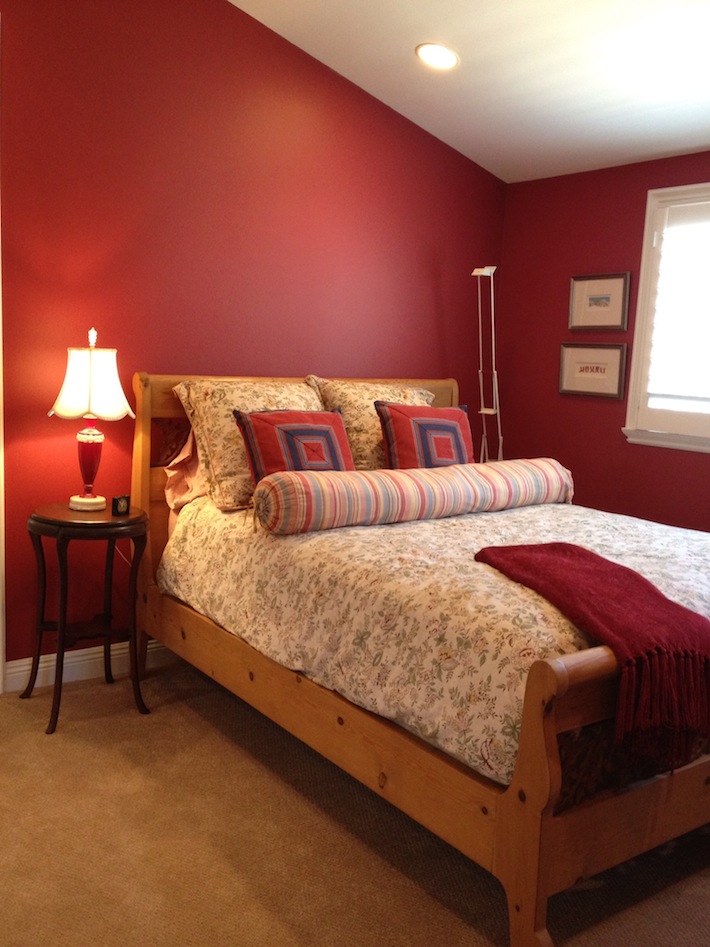 Innovative Modern Red Bedroom Design