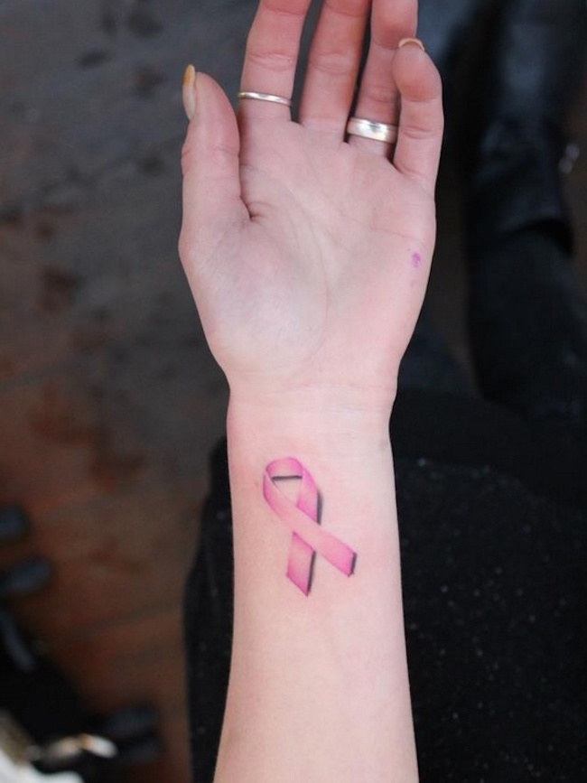 Inspiring Breast Cancer Tattoos
