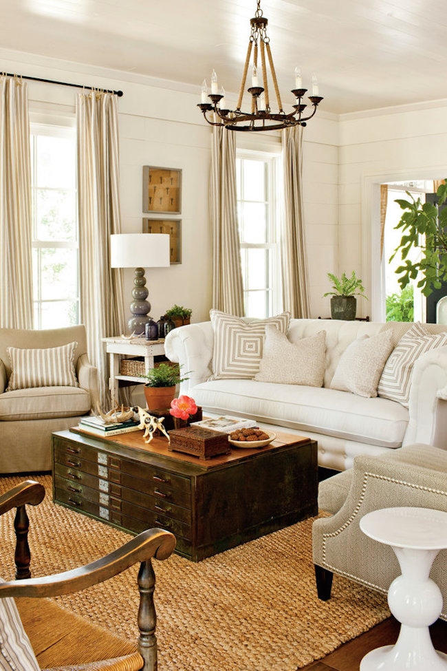 25 Comfy Farmhouse Living Room Design Ideas - Feed Inspiration