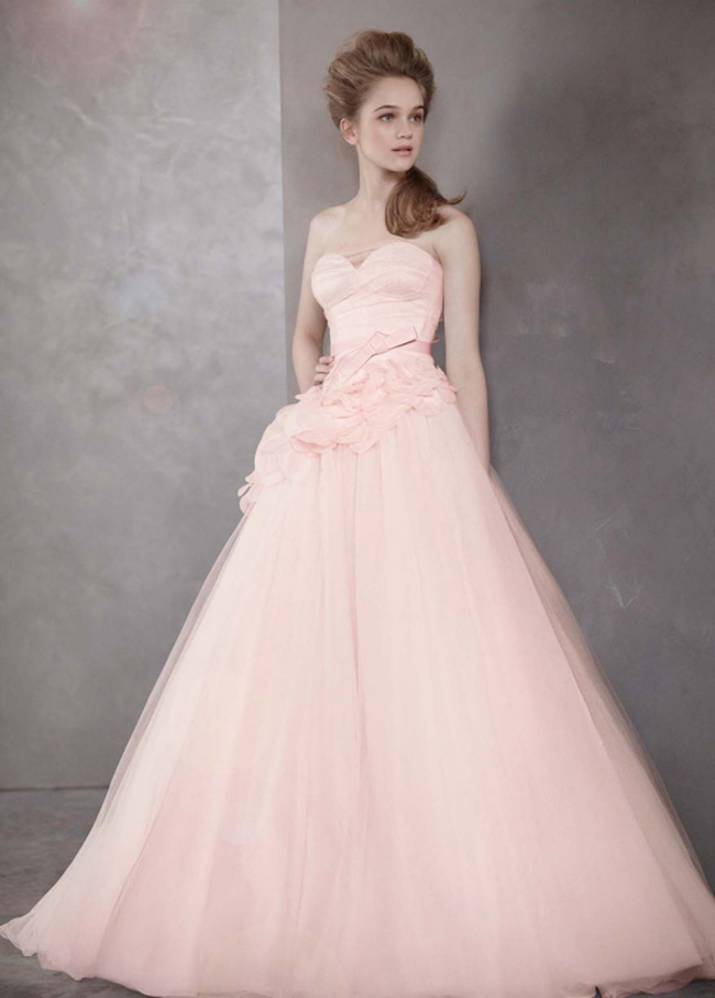 Pink wedding dress 1