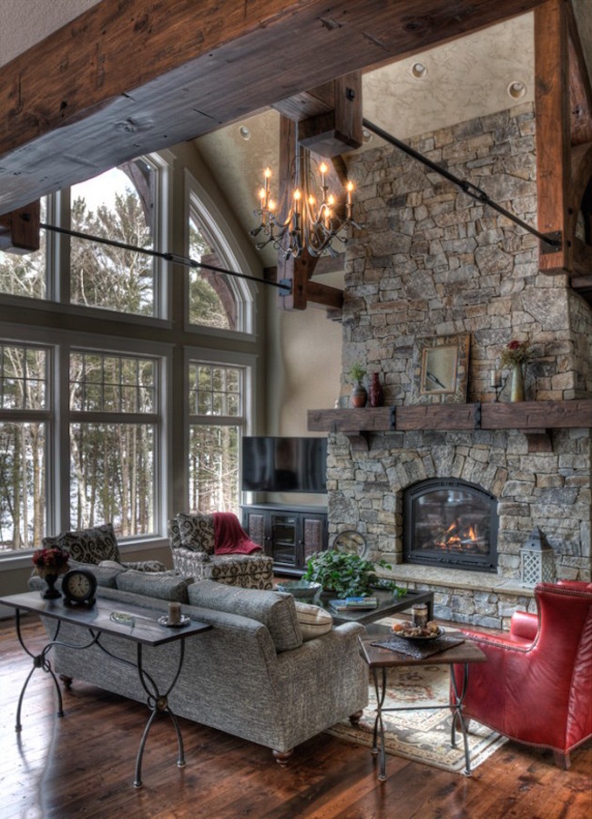 Rustic Living Room Designs For A Cozy Winter