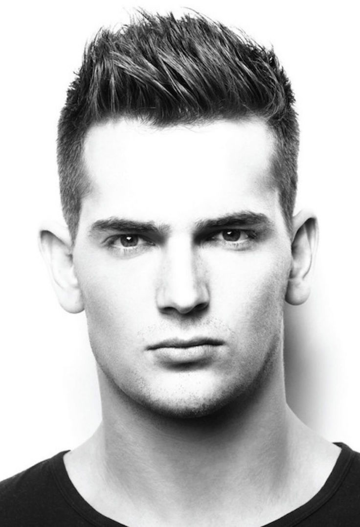 Straight Mens Hairstyles Round Face