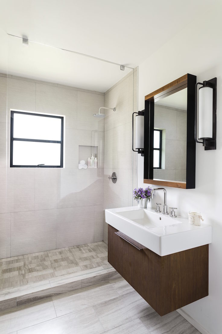After - Small bathroom remodel