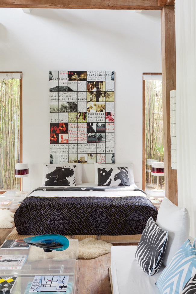 Tropical Home Interior Design Of A House In Bali With Nice Artwork Design
