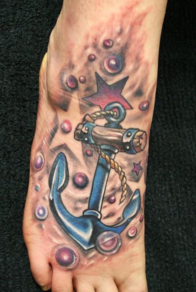 amazing navy anchor tattoos designs