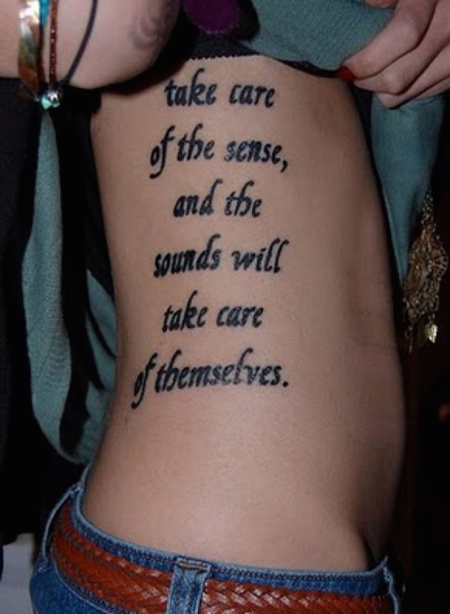 awesome short quotes tattoo