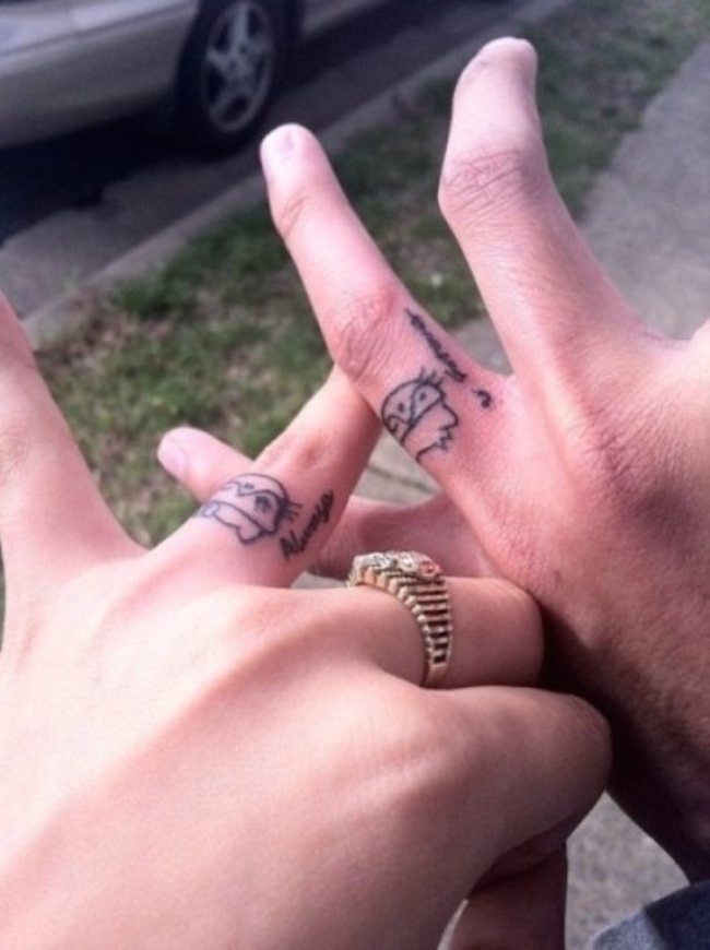awesome wedding ring tattoos