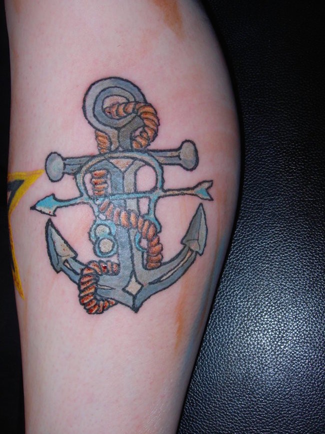 custom navy sonar tech tattoo
