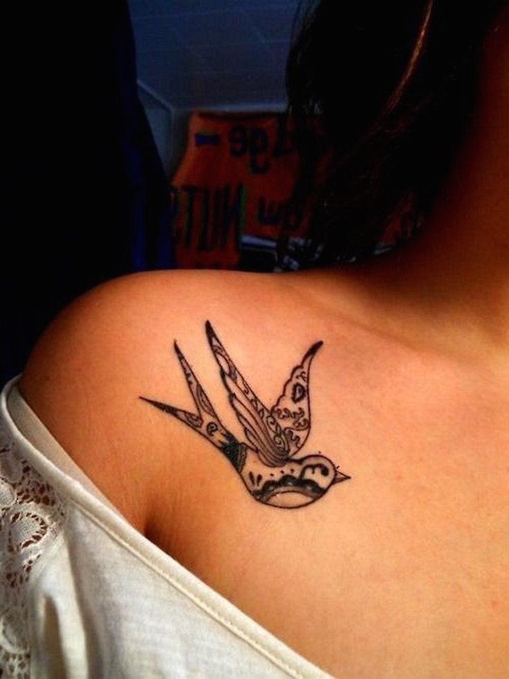 cute dove tattoo design