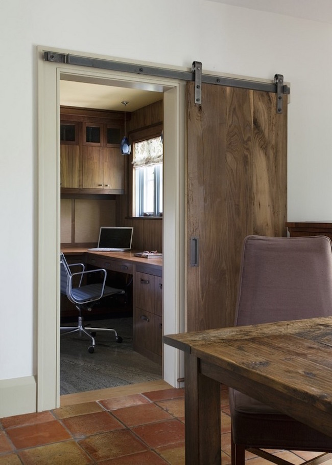 interior sliding barn doors home office design ideas rustic style
