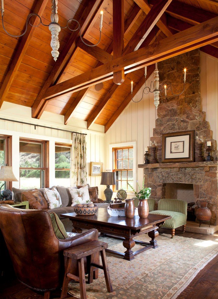 20 Stunning Rustic Living Room Design Ideas - Feed Inspiration