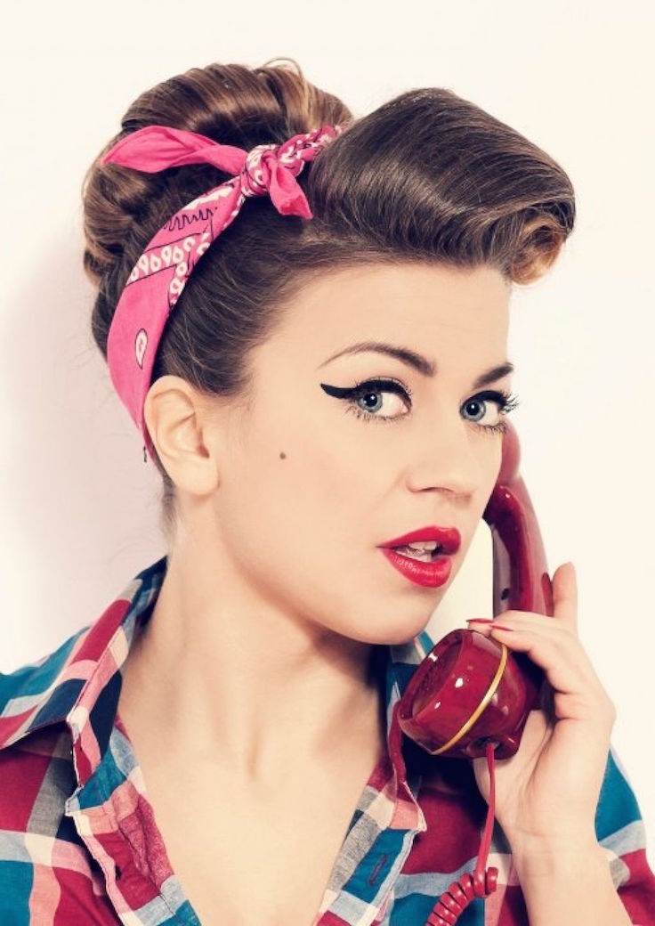 50s pin up hairstyles