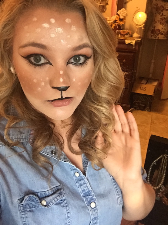 Amazing Deer Halloween Makeup