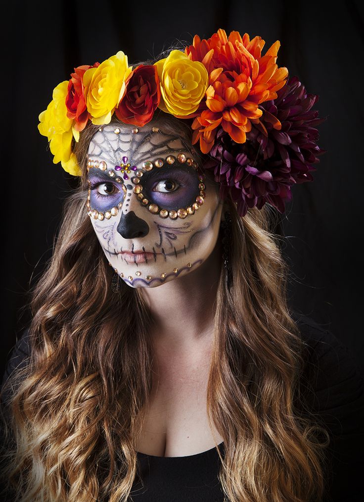 Beautiful Sugar Skull Halloween Makeup Ideas