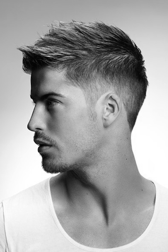 Cool Mens Short Hairstyles For Thin Hair Spiky Top