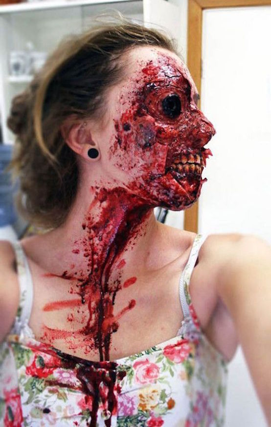Creepiest Halloween Makeup Idea