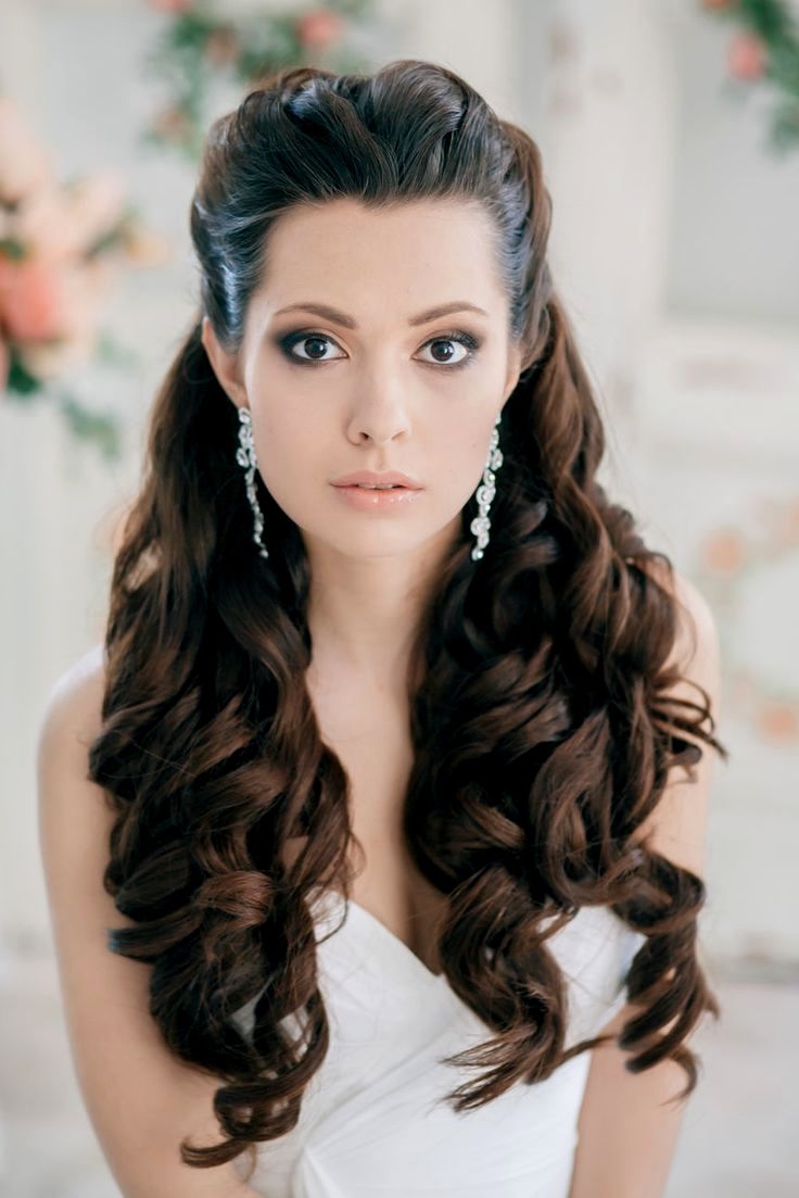 Down Curly Wedding Hairstyles 