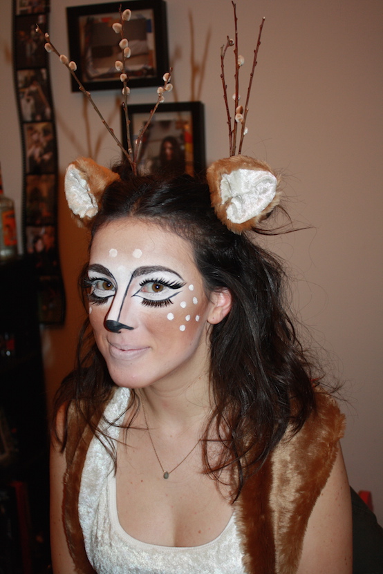 Doe Deer Halloween Makeup