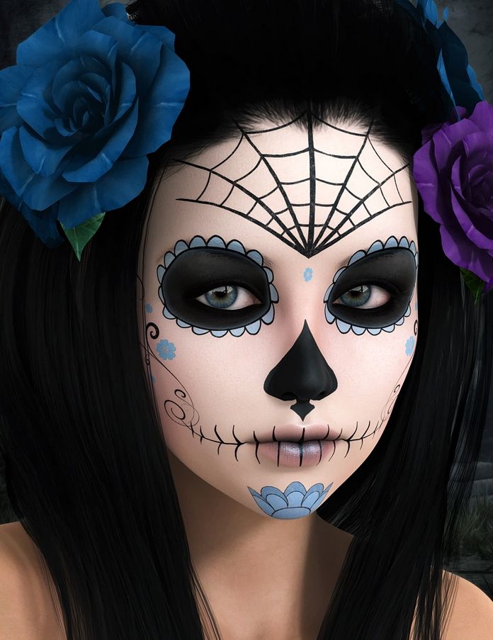 23-best-sugar-skull-halloween-makeup-ideas-feed-inspiration