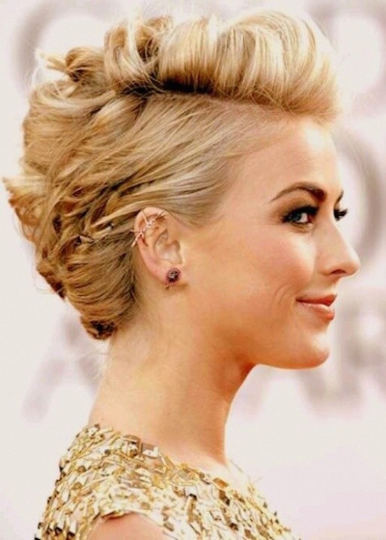 Faux Hawk Updo Hairstyle