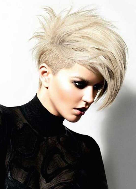 Funky Short Hairstyles with Undercut