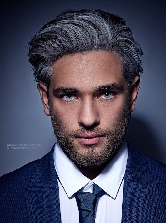 20 Amazing Gray Hairstyles For Men - Feed Inspiration